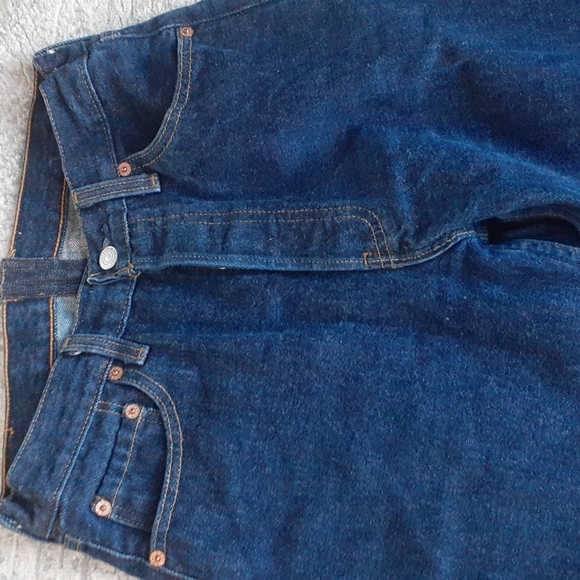 Levi's Button Fly Skinny Jeans Navy blue 29" Waist - Picture 6 of 11